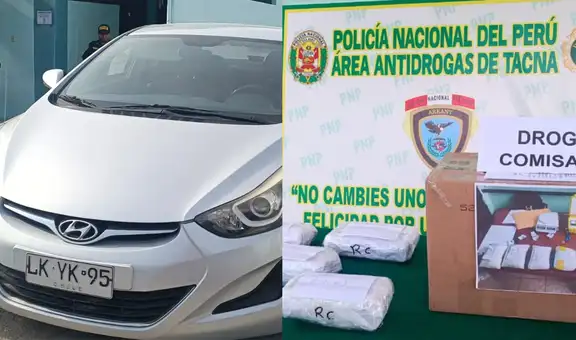 PNP intervino vehículo chileno que llevaba más de seis kilos de droga tras persecución en Tacna: chofer se dio a la fuga