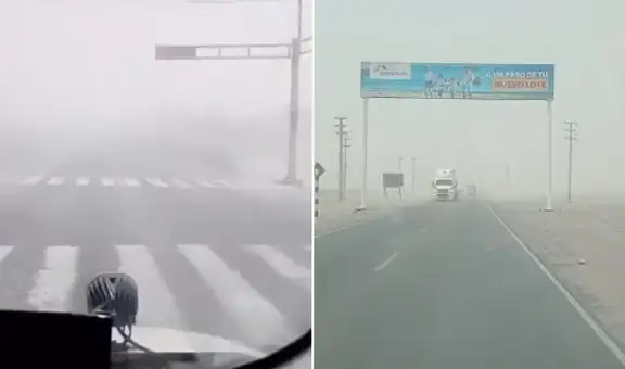 Reportan tormenta de arena en Ica: Lima y 7 regiones en alerta naranja del Senamhi por fuertes vientos