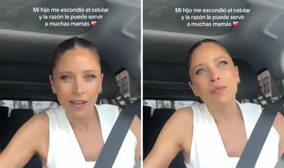 Hijo de Anna Carina Copello esconde el celular de su madre para darle conmovedora lección: “Quiero que estés conmigo”