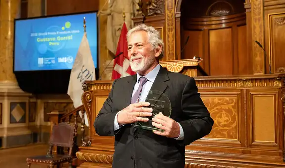 Gorriti recibe el Premio Héroe Mundial de la Libertad de Prensa: "El periodismo libre está bajo el ataque de dictaduras"