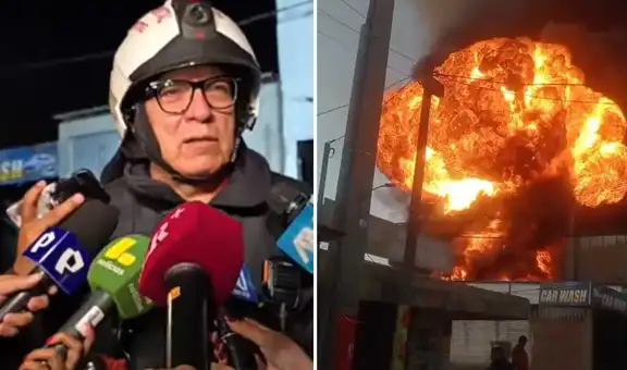 Bomberos denuncian falta de cisternas de Sedapal durante incendio de fabrica en SJL: ¿Cómo es posible que los domingos no tengan pilotos?