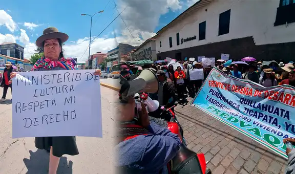 Cusco: comuneros protestan contra el Ministerio de Cultura por restricciones a servicios básicos