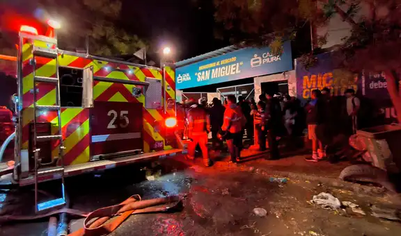Pérdidas en incendio de mercado San Miguel en Piura superarían el medio millón de soles