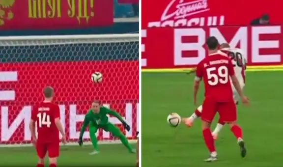 Álex Valera marcó un golazo desde fuera del área: sacó un 'misil' para el 1-1 de la selección peruana ante Rusia