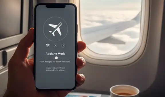 Modo avión de smartphones: ¿qué es y realmente es necesario activarlo en tus vuelos?