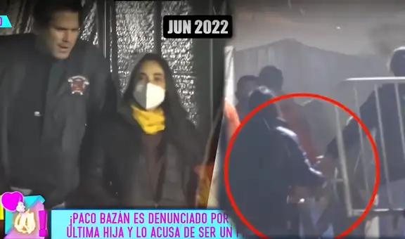 Paco Bazán fue ampayado en junio de 2022 junto con Melissa Linares, madre de su última hija: estas son las imágenes