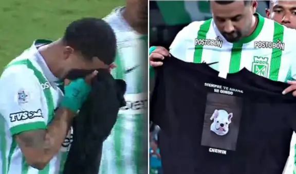 Futbolista colombiano conmueve al dedicar gol a su perro que murió días antes del partido: "Siempre te amaré, mi gordo"