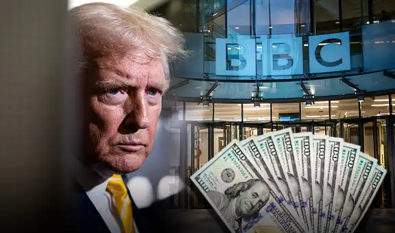 Trump demandará a la BBC pese a las disculpas por el error en documental 'engañoso': "Vamos a exigir US$5.000 millones"