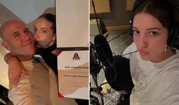 Gianmarco celebra que su hija menor, Abril, se graduó de música en la universidad: "Muy orgulloso de ti, amor mío"