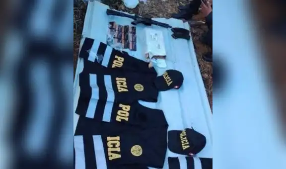 Fueron tras una red criminal y encontraron un arsenal de armas y uniformes policiales