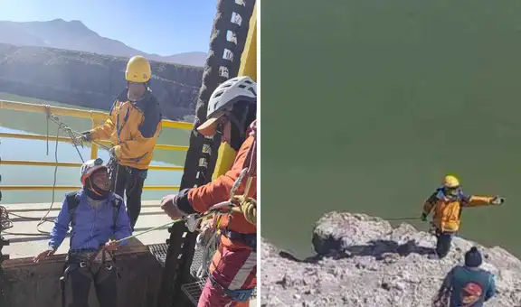 Eloy Cacya, el ‘Ángel de los desaparecidos’, relata detalles del rescate que permitió hallar a un trabajador desaparecido en represa de Arequipa