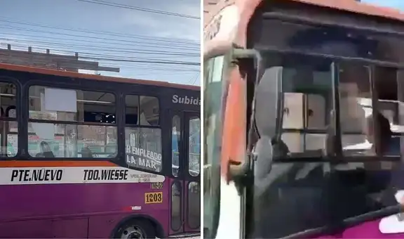 Atacan bus de empresa San Germán en San Martín de Porres: chofer logró salir ileso tras 10 disparos