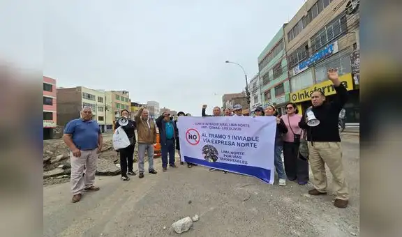 Vecinos de Lima Norte rechazan la Vía Expresa Norte por tramo que reduce avenidas y afectaría a 30 líneas de transporte