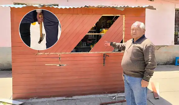 Por segunda vez roban quioscos escolares usando un martillo en Juliaca: pérdidas superan los 1.000 soles