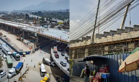 Construcción del Bypass Las Torres de Lima entra a su etapa final, pero reportan caos vehicular durante ejecución
