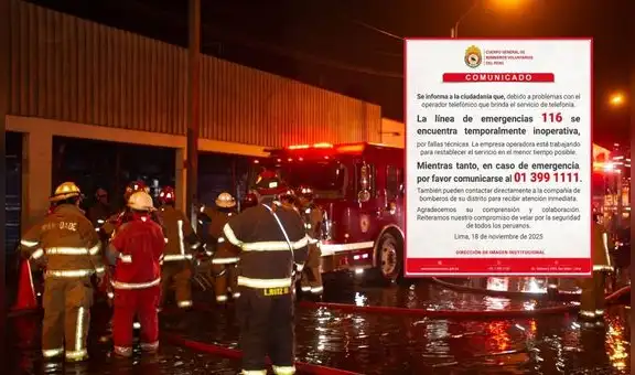 Restablecen línea telefónica de bomberos tras fallas en el operador: problemas técnicos habrían ocasionado la suspensión temporal