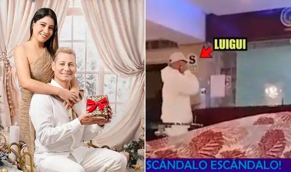 Esposa de Luigui Carbajal lo defiende tras ser ampayado ingresando a hotel sin ella: “Está con la misma polera”