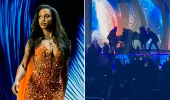 Miss Jamaica sufre brutal caída en plena preliminar del Miss Universo 2025 y es hospitalizada de urgencia