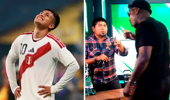 Andrés Mendoza arremetió contra Jairo Concha y casi se va a las manos en un programa deportivo: "Fue un desastre con Perú"
