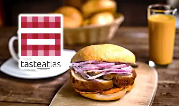 Pan con chicharrón es elegido por Taste Atlas como el mejor sándwich sudamericano en el ranking 2025