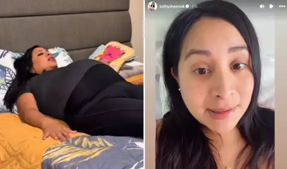 Periodista Kathy Sheen preocupa al revelar que sus gemelas están en UCI tras cesárea de emergencia: “Está siendo un poco doloroso”