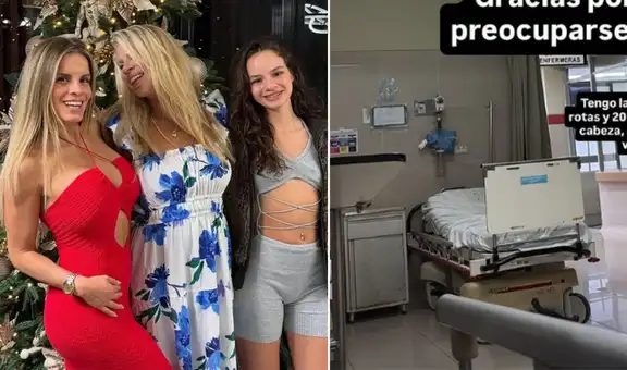 Thamara Medina, hermana de Alejandra Baigorria, reporta su estado de salud tras grave accidente vehicular: "Las costillas rotas"