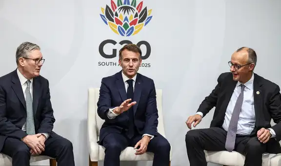 Francia, Reino Unido y Alemania coincidieron en la Cumbre del G20 para evaluar el plan de paz de Trump para Ucrania