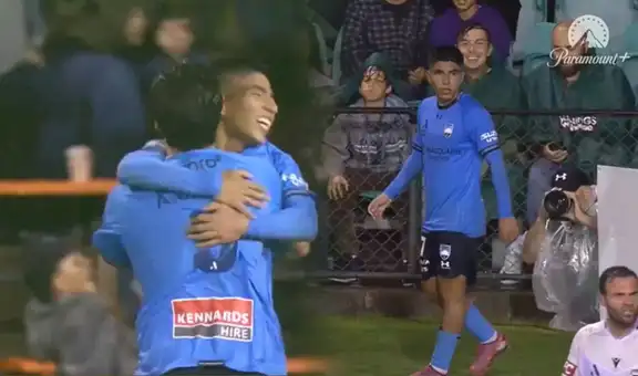 Piero Quispe ilusiona con su primera asistencia en la Liga de Australia: espectacular centro y goleada de Sydney FC