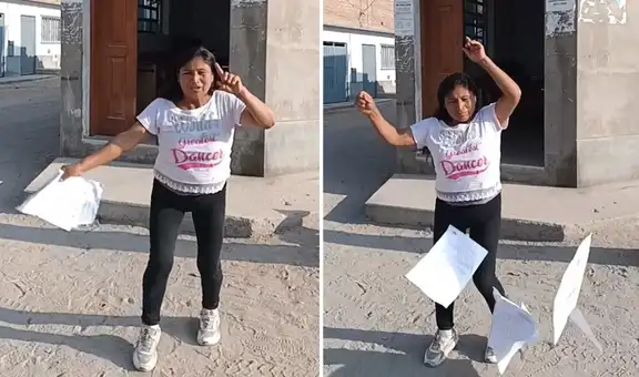 Peruana causa furor al bailar tras firmar su divorcio en juzgado de Manchay: "Por fin soy libre"