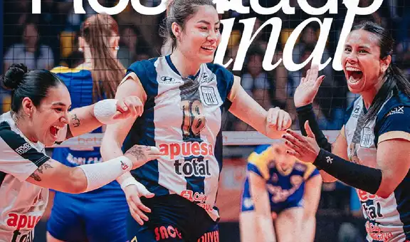 Alianza Lima mantiene su invicto y sigue en los más alto de la Liga Peruana de Vóley: venció 3-0 a Rebaza Acosta