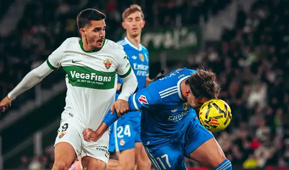 Real Madrid rescató un punto contra Elche y recuperó el liderato en la tabla de LaLiga de España