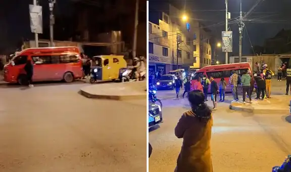 Balean combi de los ‘Rojitos’ llena de pasajeros en SJM: dos personas quedaron gravemente heridas