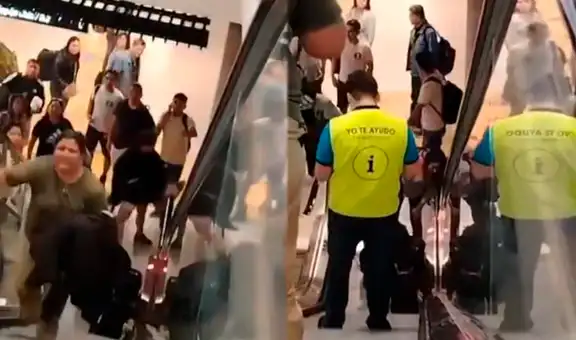 Niño quedó atrapado en escaleras eléctricas del nuevo Aeropuerto Internacional Jorge Chávez