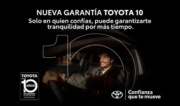 "Toyota 10”: La garantía extendida de Toyota que respalda tu vehículo