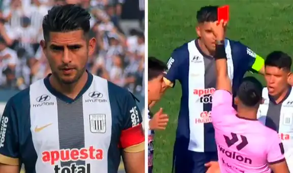 Revelan qué puso el árbitro en su informe sobre la expulsión de Carlos Zambrano con Alianza Lima: "Es una conducta antideportiva"