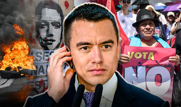 Noboa cumple 2 años en el poder con un récord de homicidios, baja aprobación y su primera derrota en urnas en Ecuador
