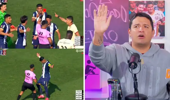 Reimond Manco arremete contra el árbitro que expulsó a Carlos Zambrano en la victoria de Alianza Lima: “Él ha venido a chocarlo”
