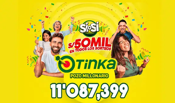 Sorteo de La Tinka del miércoles 26 de noviembre: revisa los resultados EN VIVO del Pozo Millonario y Boliyapa