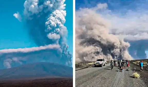 Volcán en Etiopía explotó tras 12.000 años de inactividad y emitió una nube de ceniza que cruzó el mar Rojo