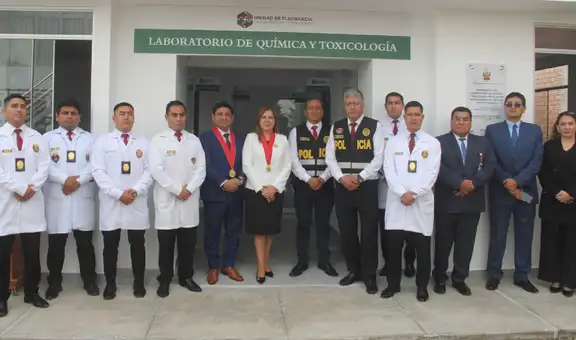 Corte Superior de Justicia de La Libertad inaugura Laboratorio de Química y Toxicología de la Unidad de Flagrancia de Trujillo