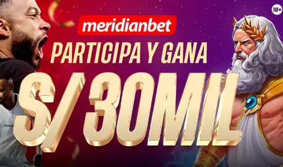 Meridianbet anuncia una campaña con más de S/ 30,000 en premios