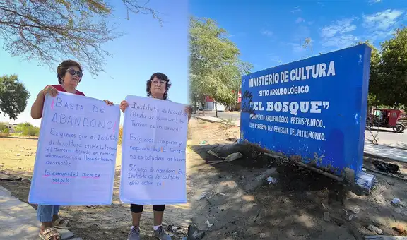 Vecinos denuncian abandono de huaca reconocida por el Ministerio de Cultura: "Se ha convertido en un basurero"