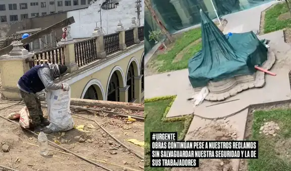 Estudiantes de Bellas Artes denuncian riesgos a su salud y trabajos por ejecución de obras sin aviso: "Encima de nuestras cabezas"