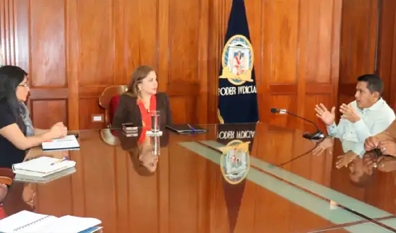 Presidenta Cecilia León realiza gestiones para implementación de Nuevo Juzgado en San Pedro de Lloc