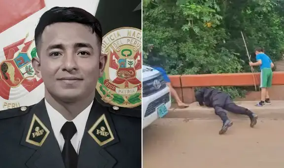 Suboficial fallece tras rescatar a dos personas atrapadas por caudal del río Sisa en San Martín