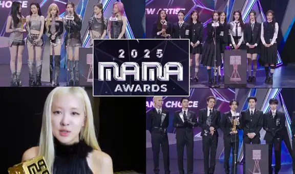Ganadores MAMA Awards 2025 [DÍA 1]: ENHYPEN, IVE, Rosé de BLACKPINK, BABYMONSTER y más idols k-pop que arrasaron