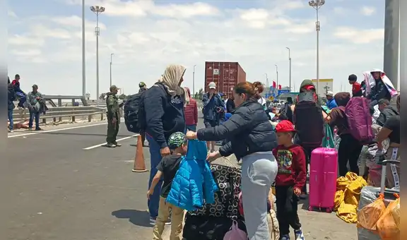 Frontera Perú - Chile en crisis: migrantes impiden el tránsito y Gobierno de Jerí responde con operativo especial