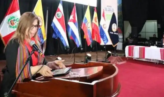 Presidenta de la Corte de La Libertad expone Buenas Prácticas en XII Encuentro Internacional de los Poderes Judiciales del Perú e Iberoamérica