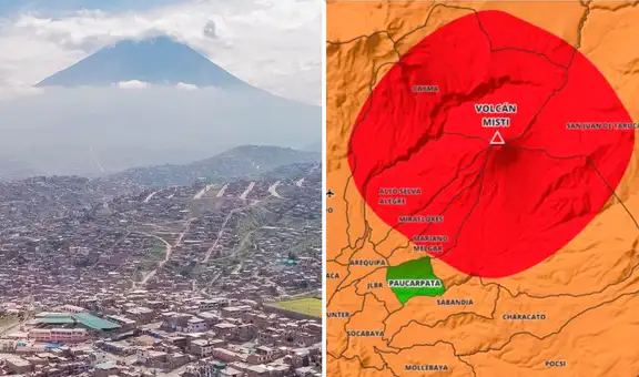 Alerta en Arequipa: miles de personas expuestas ante una posible erupción del volcán Misti, según el IGP