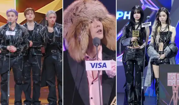MAMA Awards 2025 [DÍA 2] todos los GANADORES: STRAY KIDS, G-Dragon, aespa, Jennie, Rosé y más idols k-pop que se llevaron premios